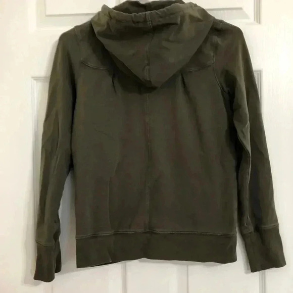 Joe Fresh Green Zippered Hoodie Size Extra Small - Picture 10 of 16